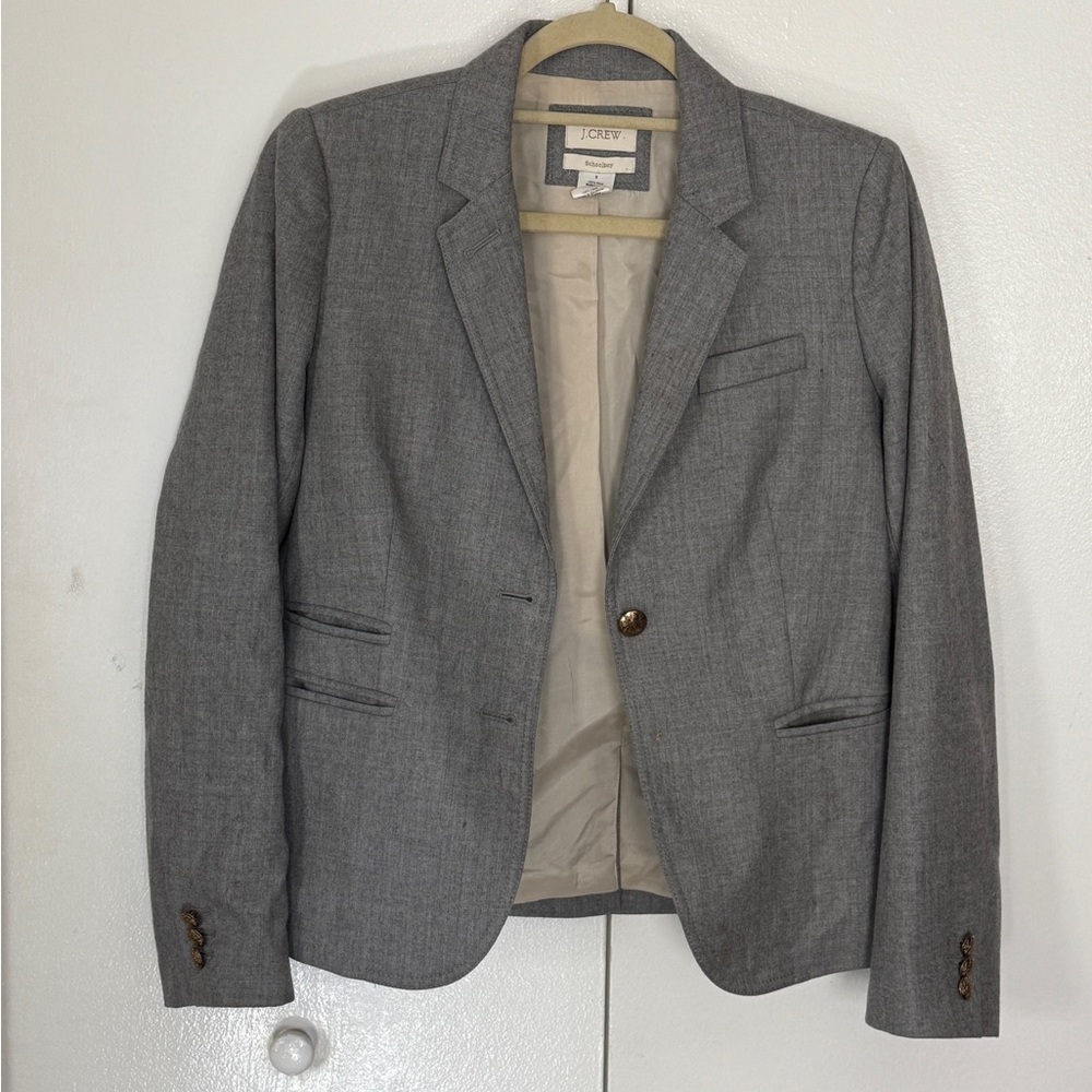J. Crew Classic Gray Blazer
